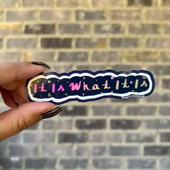 😎 Bubble Letter Glossy Stickers with Motivational Quotes | Assortment, Funny - Picture 3 of 12